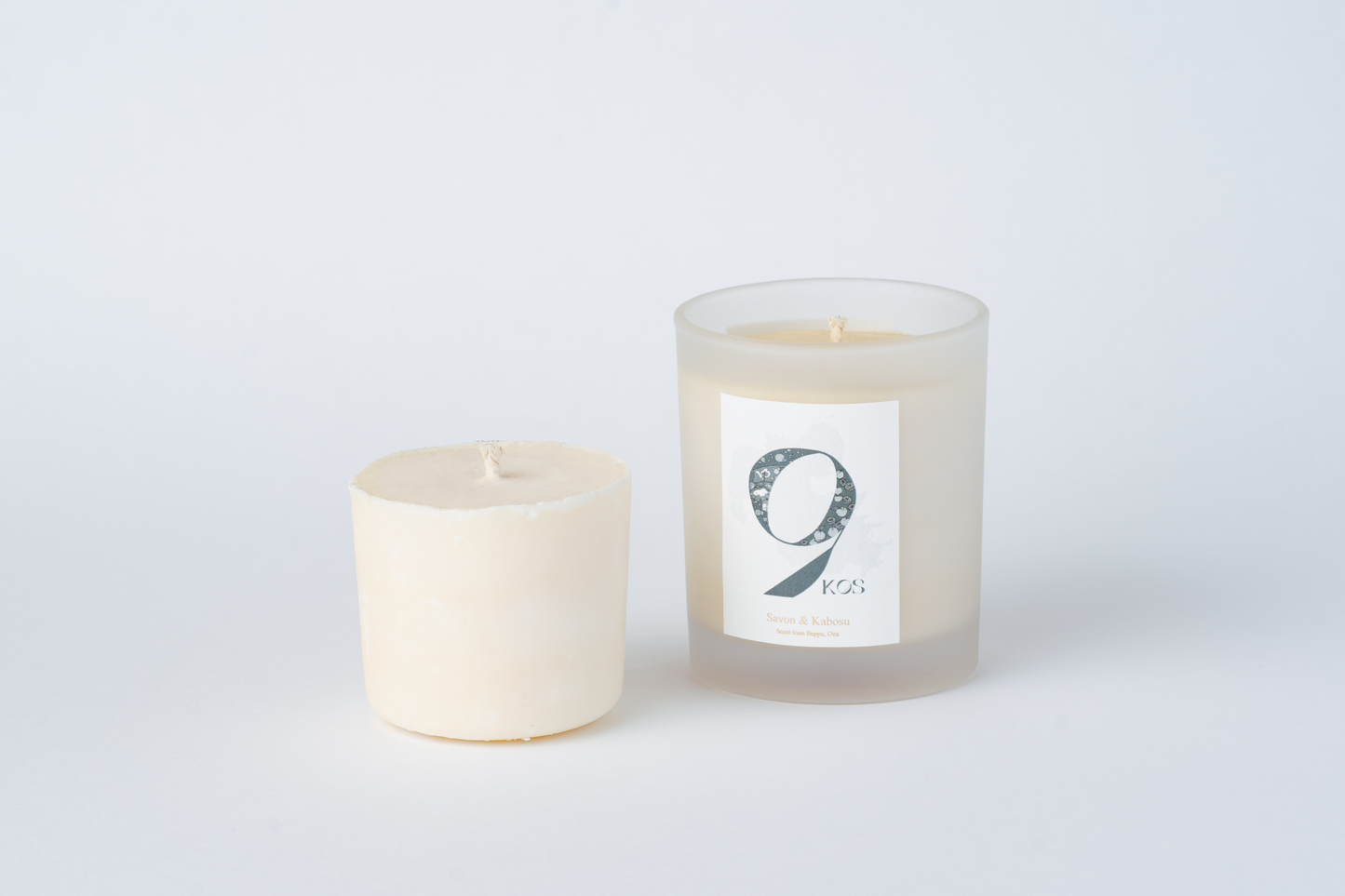 9KOS Okawali Candle | Savon & Kabosu from Beppu, Oita