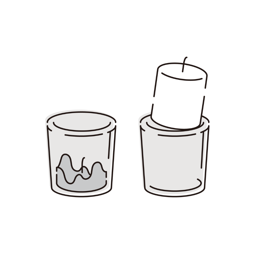 【通常価格から35%オフ】キャンドルの定期便(オカワリ2個プラン) | Yuragi Tour(SOYWAX Candle 160g)