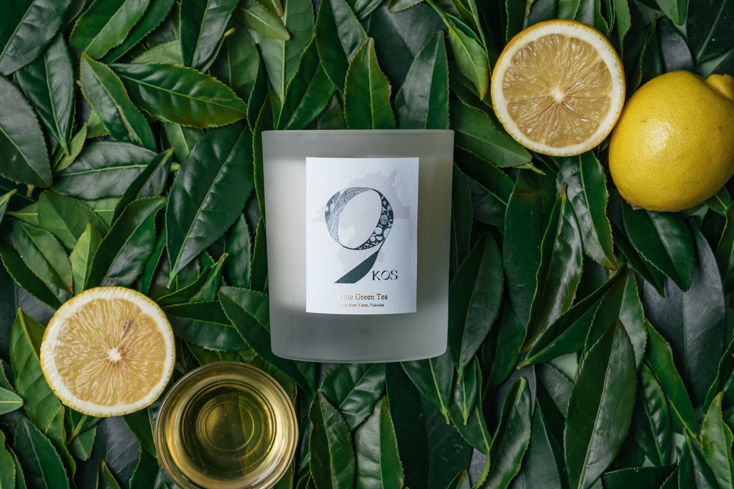 9KOS Candle | Yame Green Tea from Yame, Fukuoka -Day Fragrance:昼の八女-
