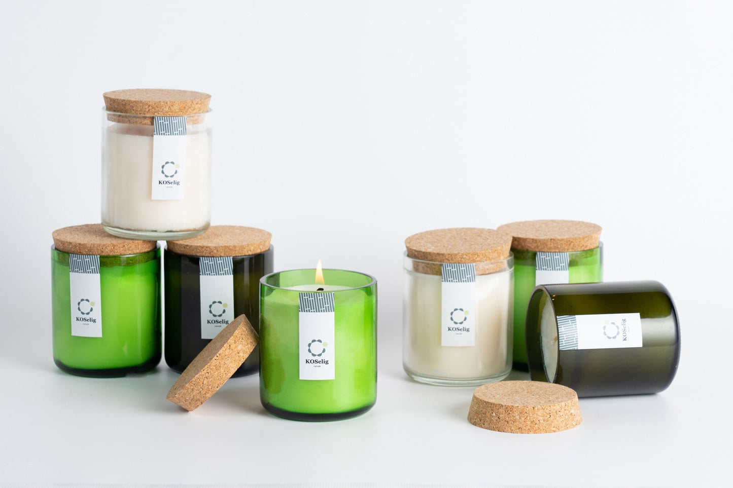 【giftee専用|相手が自分で香りを選べる】日本酒瓶生まれのアップサイクルキャンドル(gifteeで発行された「クーポンコード」が購入に必要です)