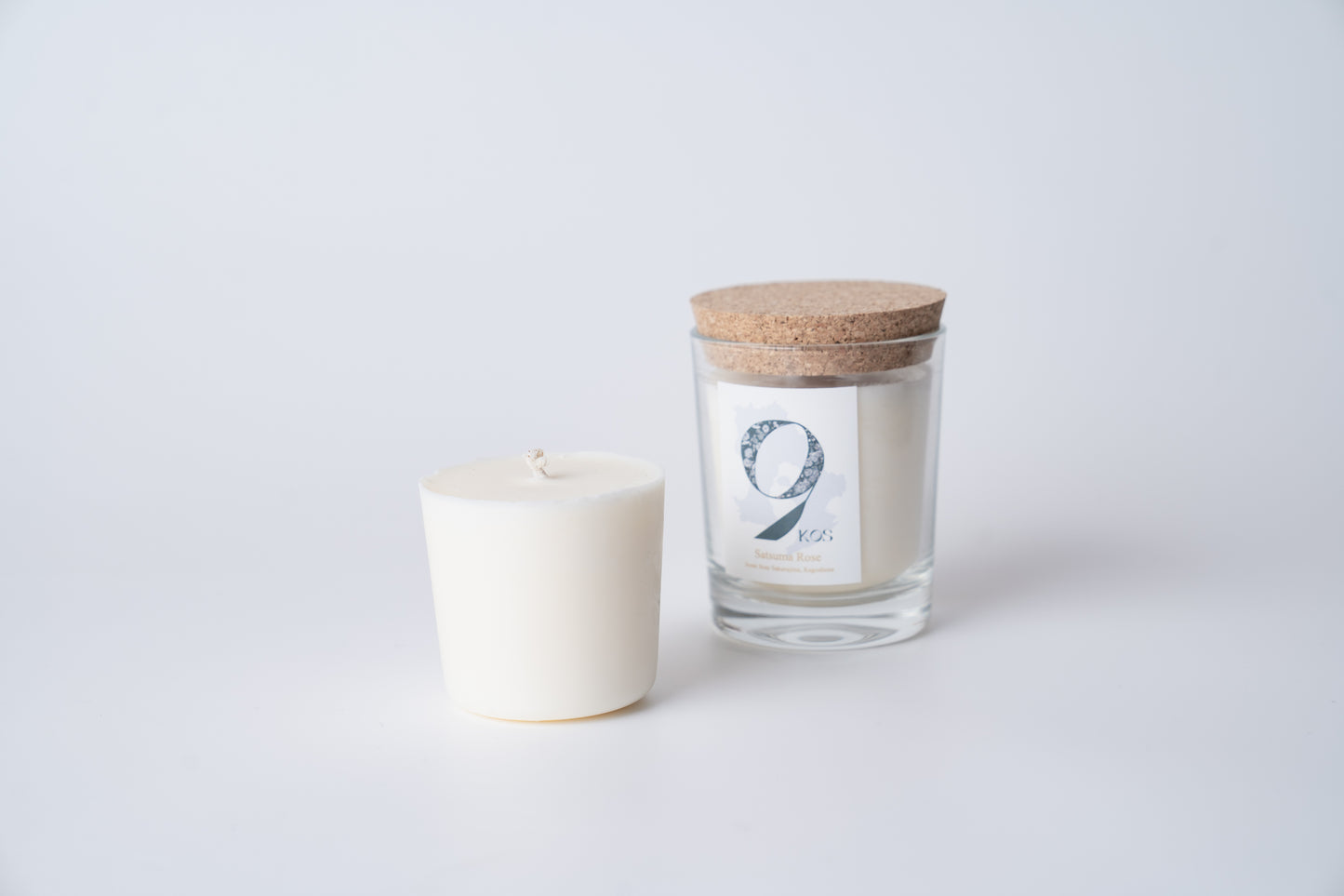 9KOS Candle | Satsuma Rose from Sakurajima, Kagoshima