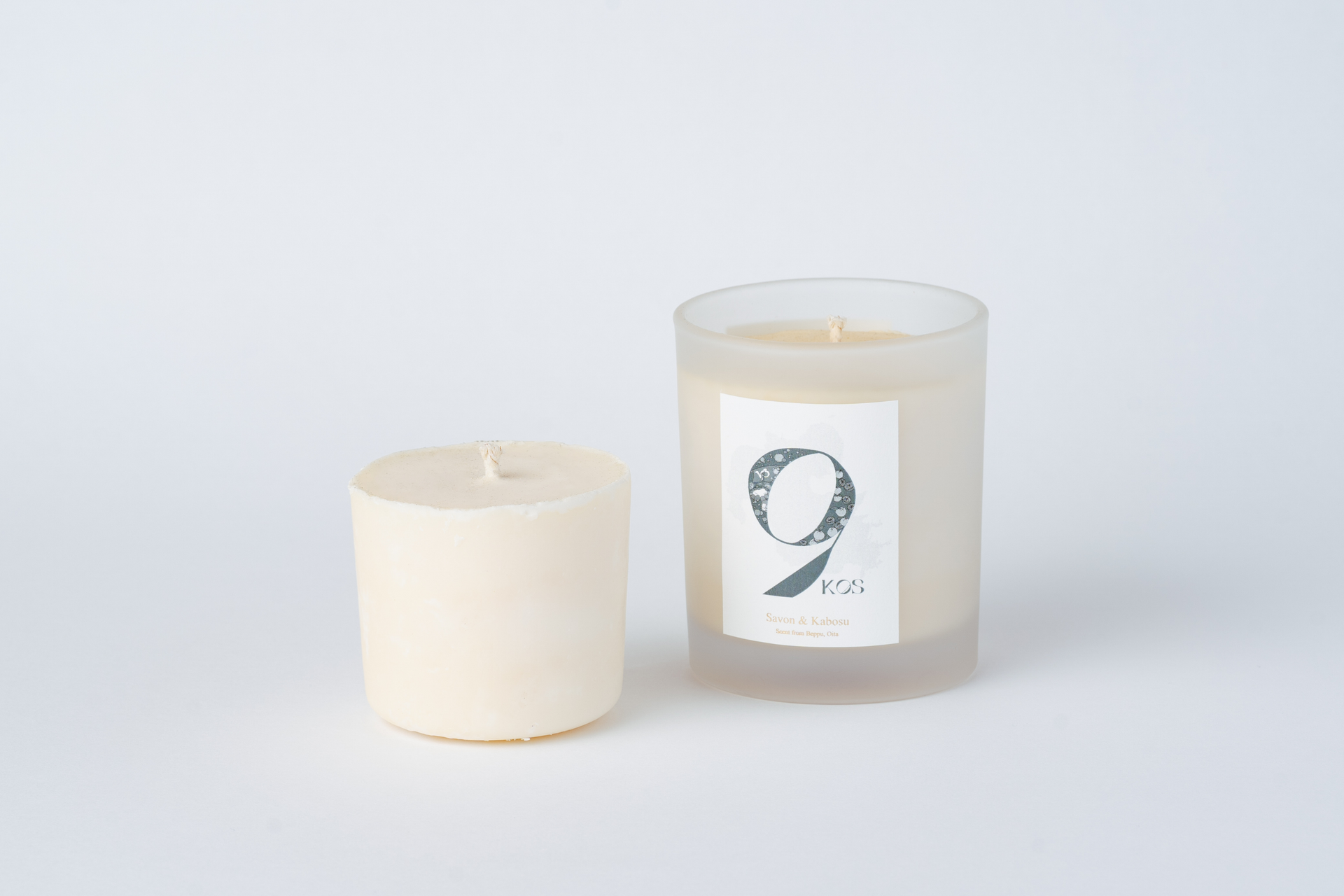 9KOS Okawali Candle | Savon & Kabosu from Beppu, Oita – KOSelig JAPAN