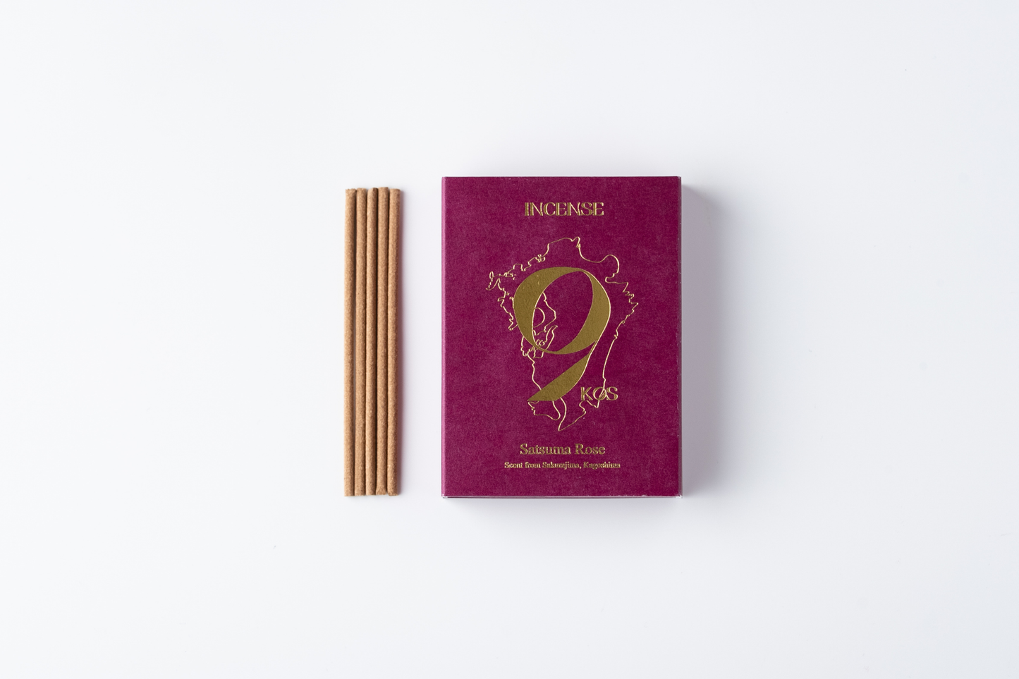 9KOS Incense | Satsuma Rose from Sakurajima, Kagoshima