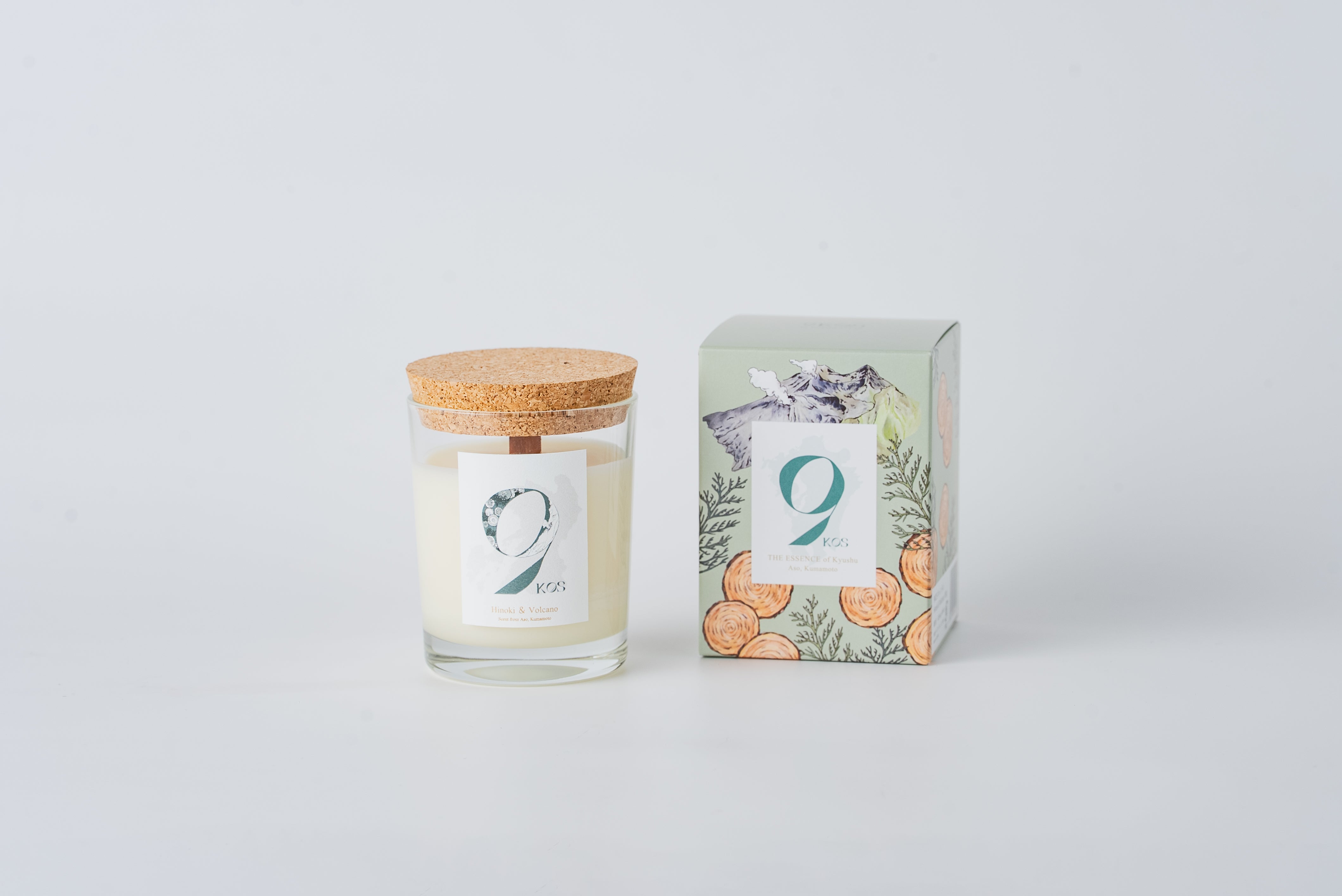 you.ki.kamone　オーダー品 9KOS Candle | Hinoki & Volcano from Aso, Kumamoto – KOSelig JAPAN