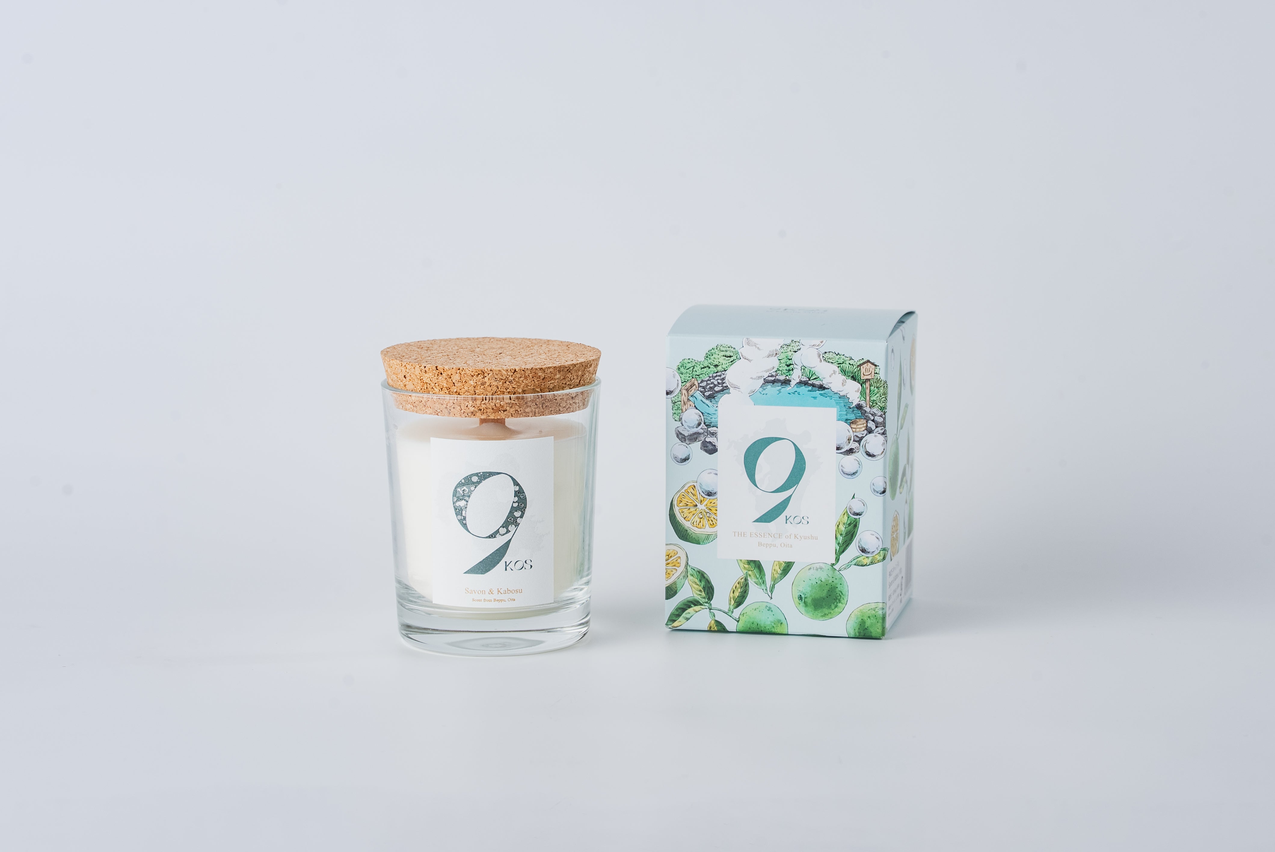 9KOS Candle | Savon & Kabosu from Beppu, Oita – KOSelig JAPAN