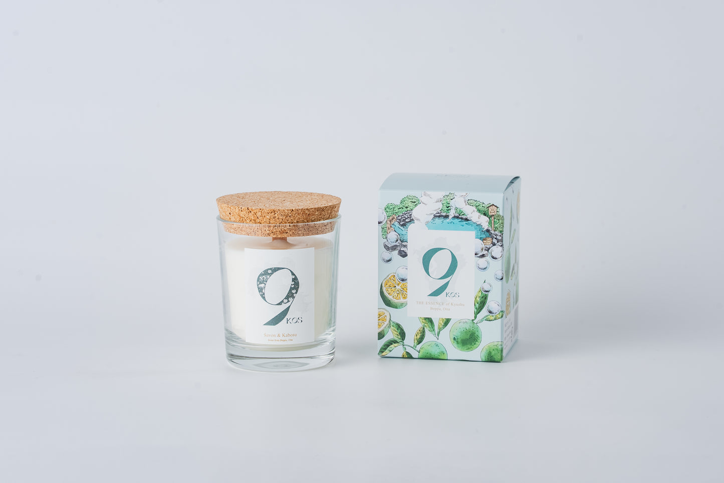9KOS Candle | Savon & Kabosu from Beppu, Oita
