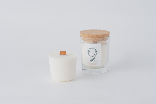 9KOS Okawali Candle | Ume & Cedarwood from Dazaifu, Fukuoka