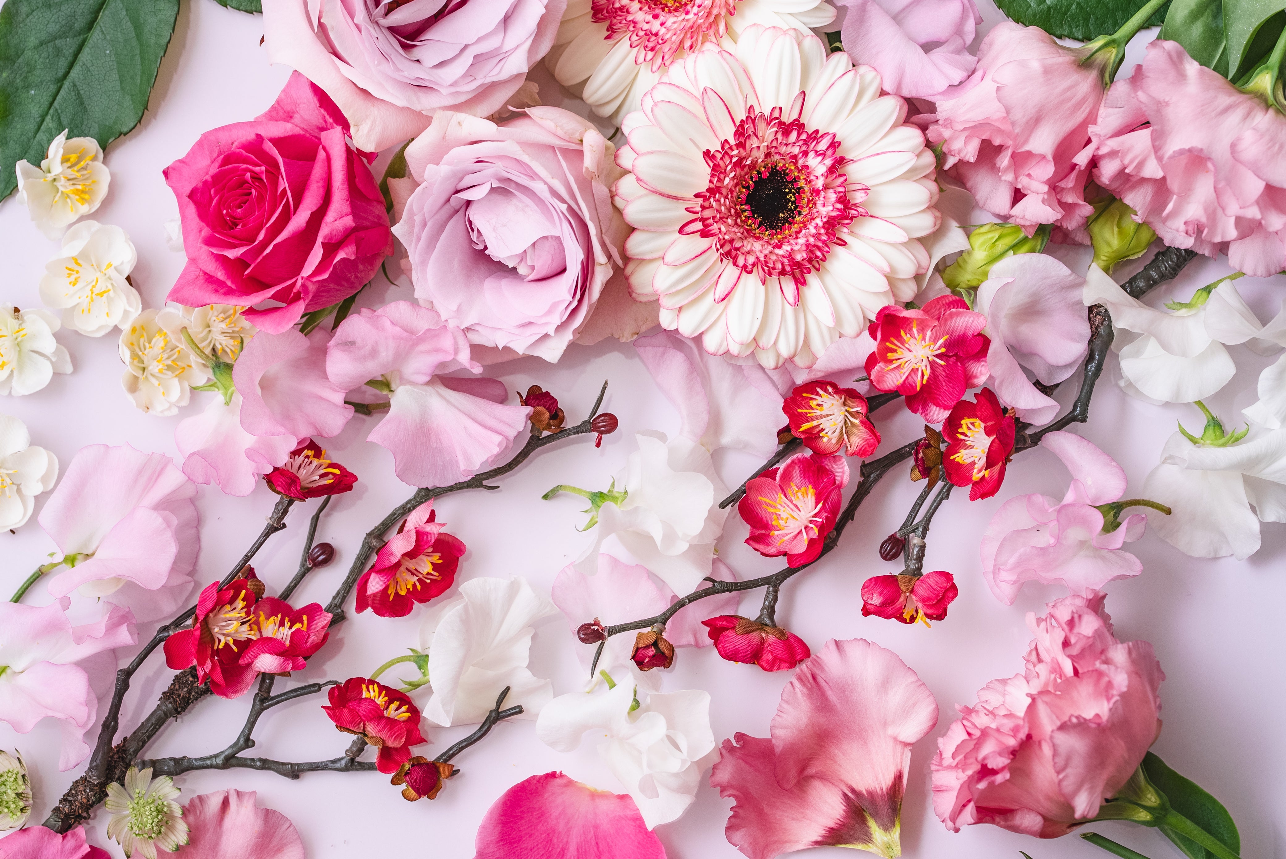 花々のリースpt リース ＜ Floral Happiness
