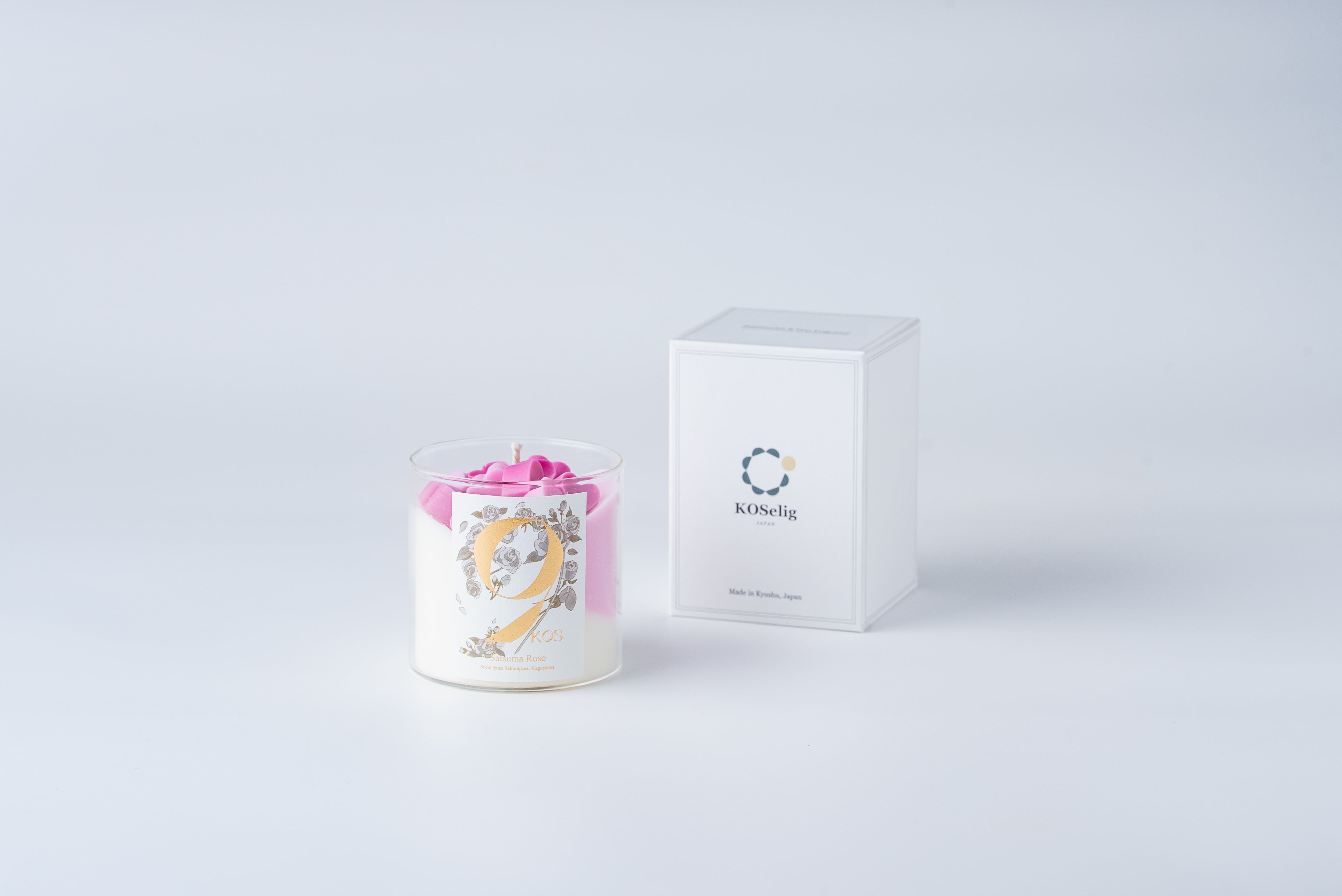 母の日限定キャンドル】9KOS Candle | Satsuma Rose from Sakurajima