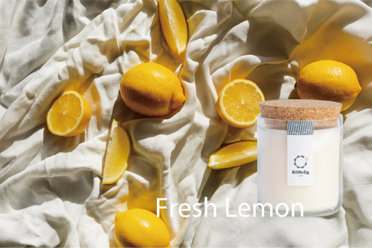 （New!）Fresh Lemon【レモン】|アップサイクルキャンドル