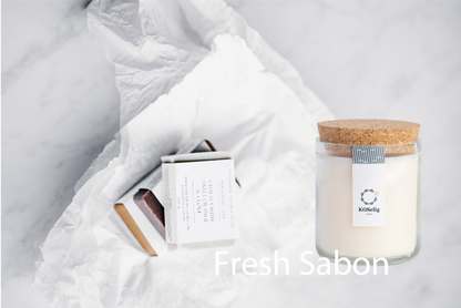 Fresh Sabon【フレッシュサボン】|アップサイクルキャンドル – KOSelig Fresh Sabon【フレッシュサボン】|アップサイクルキャンドル – KOSelig