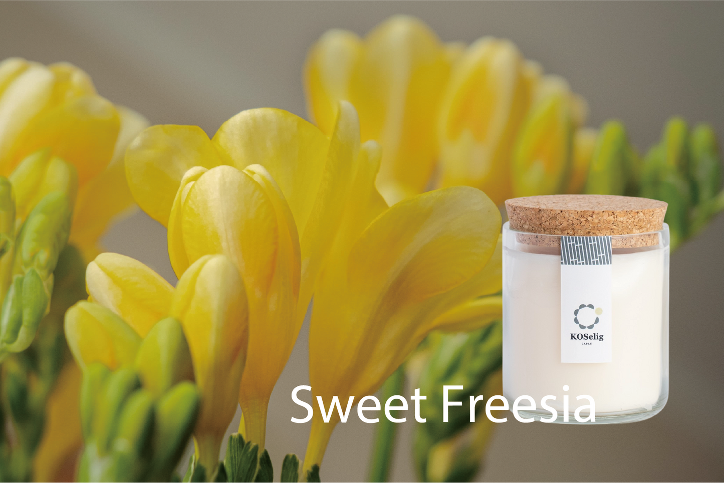 Sweet Freesia【フリージア】|アップサイクルキャンドル